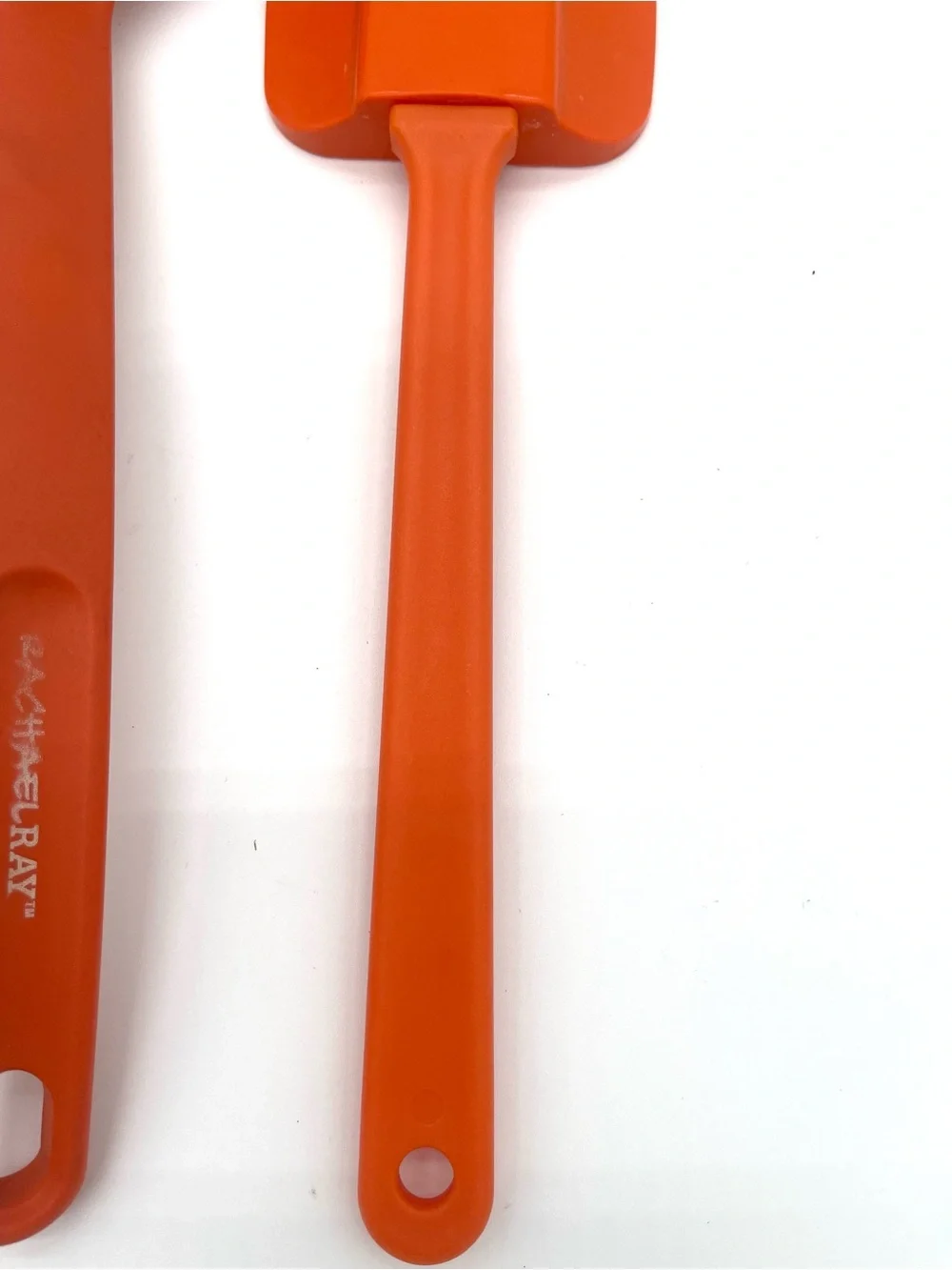 Rachel Ray Kitchen Utensils Orange Red Cooking Spatula Law Silicone Set Of 4